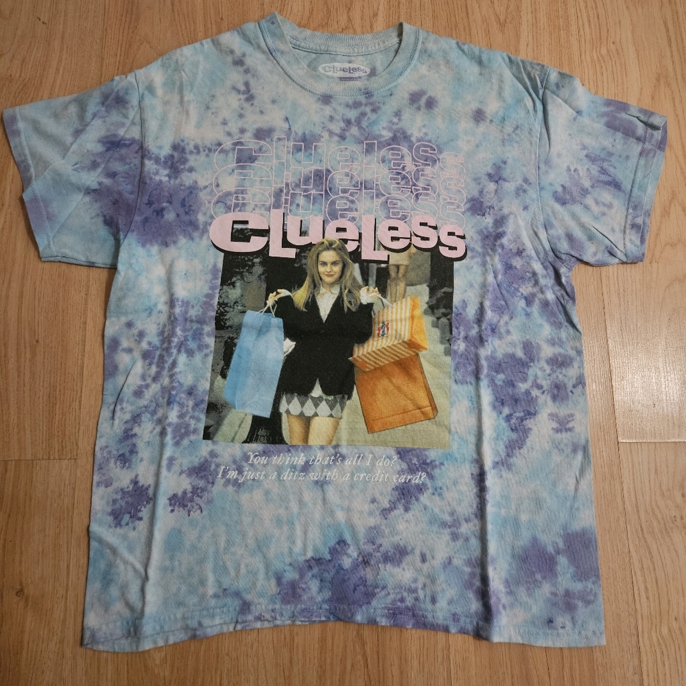 Clueless tie dye t shirt